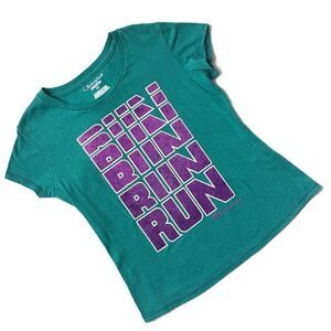 Champion Run Graphic Cap Sleeve T Shirt